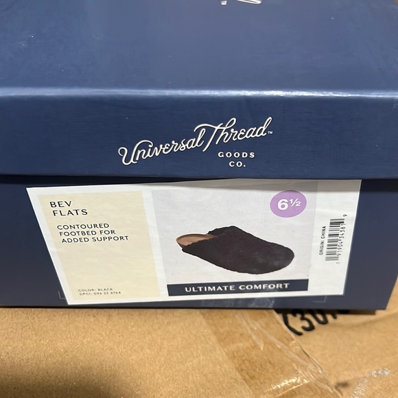 FUZZY Black Mules - Picture 2 of 3